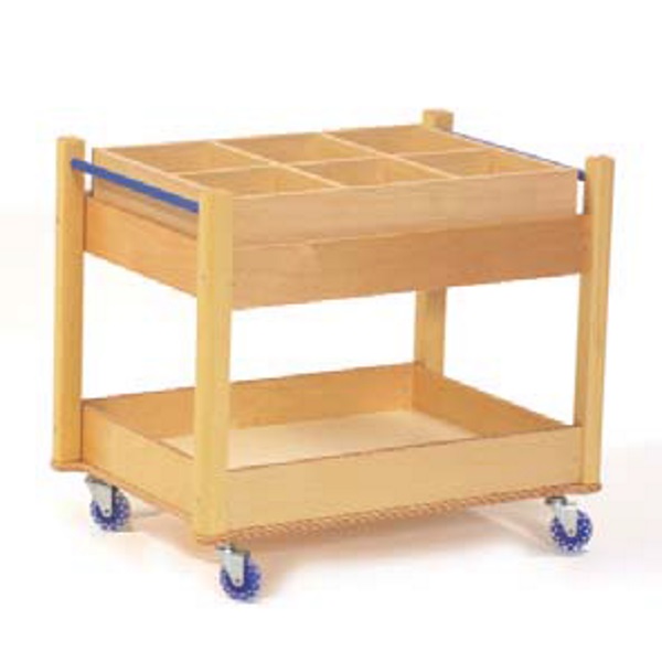 Carrello plurifunzionale portalibri